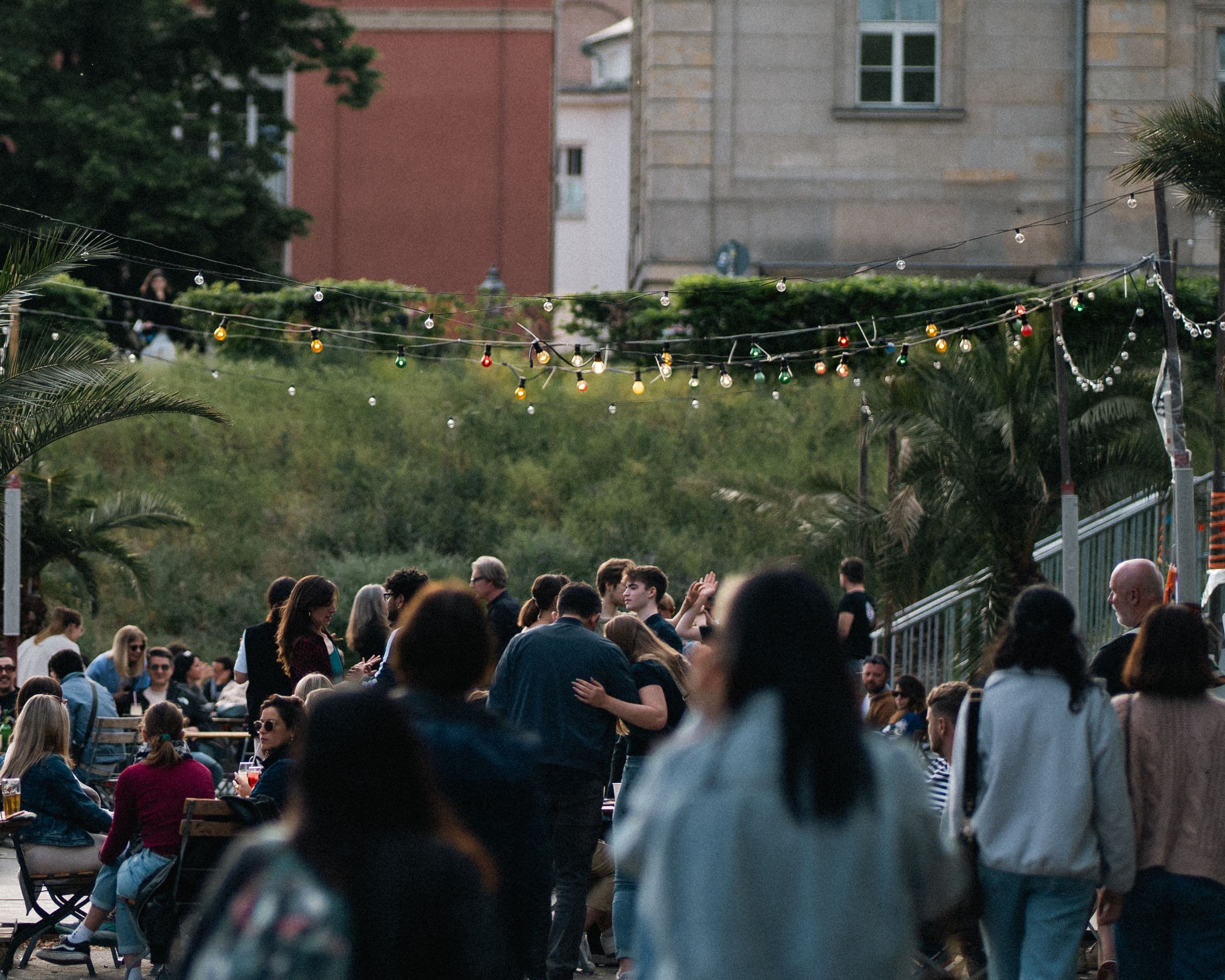 People gathered at a community event.